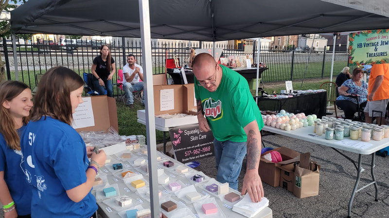 Crafts vendor