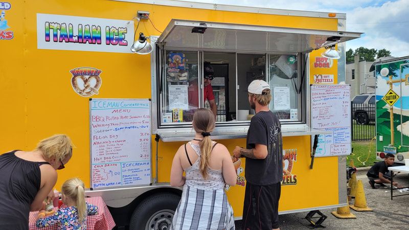 Italian ice vendor