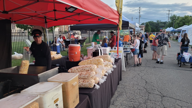 Kettle corn vendor